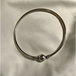 Pandora sterling silver bangle bracelet